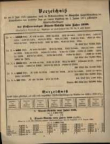 Verzeichniss der am 8. Juni 1870 ... am 2. Januar 1871 der f&uuml;nfprocentigen Staats=Anleihe vom Jahre 1859