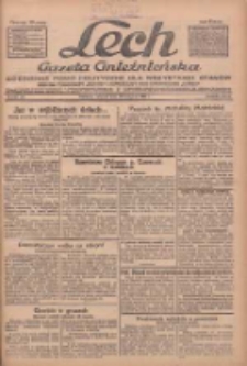 Lech.Gazeta Gnieźnieńska: codzienne pismo polityczne dla wszystkich stanów. Dodatki: tygodniowy "Lechita" i powieściowy oraz dwutygodnik "Leszek" 1932.08.23 R.33 Nr192