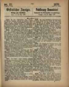 Oeffentlicher Anzeiger. 1870.05.31 Nro.22