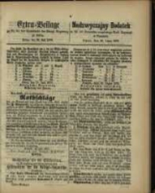 Extra-Beilage zu Nro. 30 des Amtsblatt der K&ouml;nigl. Regierung zu Posen...