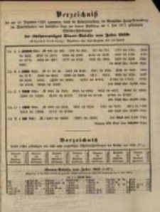 Verzeichniss der am 10. Dezember 1870 ... am 1. Juli 1871 der f&uuml;nfprocentigen Staats=Anleihe vom Jahre 1859