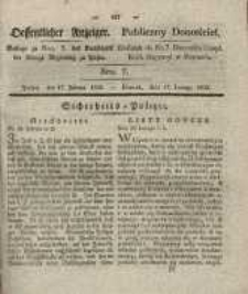 Oeffentlicher Anzeiger. 1835.02.17 Nro.7