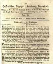 Oeffentlicher Anzeiger. 1835.04.21 Nro.16