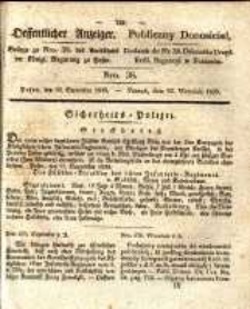 Oeffentlicher Anzeiger. 1835.09.22 Nro.38