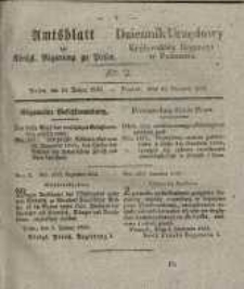 Amtsblatt der K&ouml;niglichen Regierung zu Posen. 1835.01.13 Nro.2