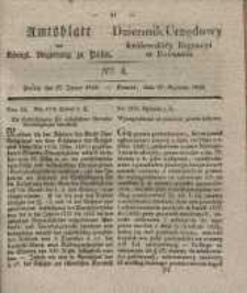 Amtsblatt der K&ouml;niglichen Regierung zu Posen.1835.01.27 Nro.4