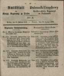 Amtsblatt der K&ouml;niglichen Regierung zu Posen. 1835.02.24 Nro.8
