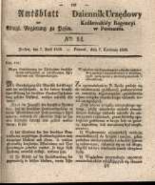 Amtsblatt der Königlichen Regierung zu Posen. 1835.04.07 Nro.14