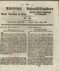 Amtsblatt der K&ouml;niglichen Regierung zu Posen. 1835.05.05 Nro.18