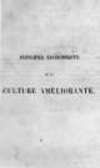 Principes &eacute;conomiques de la culture am&eacute;liorante