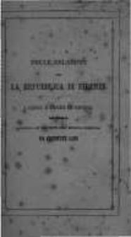 Delle relazioni fra la Republica di Firenze e i conti e duchi di Savoia. Memoria compilata sui documenti dell'archivio fiorentino da Clemente Lupi