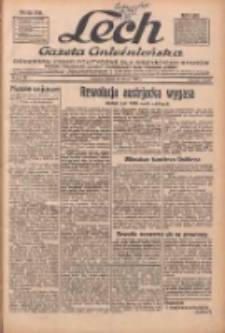 Lech.Gazeta Gnieźnieńska: codzienne pismo polityczne dla wszystkich stan&oacute;w. Dodatki: tygodniowy "Lechita" i powieściowy oraz dwutygodnik "Leszek" 1934.02.16 R.34 Nr37