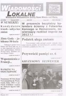 Wiadomości Lokalne 2011 R.12 Nr1(154)