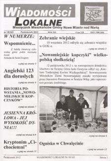 Wiadomości Lokalne 2012 R.12 Nr10(163)