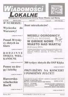Wiadomości Lokalne 2013 R.13 Nr3(168)