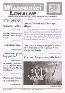 Wiadomości Lokalne 2013 R.13 Nr4(169)