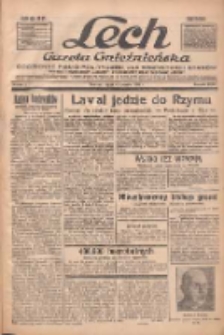 Lech.Gazeta Gnieźnieńska: codzienne pismo polityczne dla wszystkich stan&oacute;w. Dodatki: tygodniowy "Lechita" i powieściowy oraz dwutygodnik "Leszek" 1935.01.04 R.36 Nr3