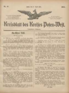 Kreis-Blatt des Kreises Posen-West 1904.04.21 Jg.16 Nr16