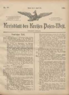 Kreis-Blatt des Kreises Posen-West 1904.06.09 Jg.16 Nr23