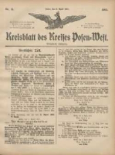 Kreisblatt des Kreises Posen-West 1905.04.06 Jg.17 Nr14