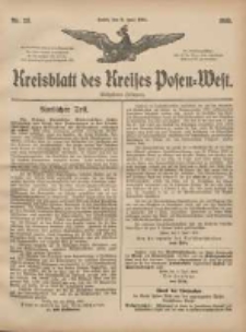 Kreisblatt des Kreises Posen-West 1905.06.08 Jg.17 Nr23