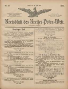 Kreisblatt des Kreises Posen-West 1905.07.20 Jg.17 Nr29