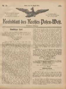 Kreisblatt des Kreises Posen-West 1905.08.10 Jg.17 Nr32