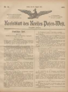 Kreisblatt des Kreises Posen-West 1905.08.31 Jg.17 Nr35