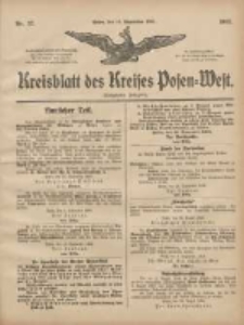 Kreisblatt des Kreises Posen-West 1905.09.14 Jg.17 Nr37