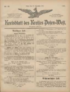 Kreisblatt des Kreises Posen-West 1905.09.21 Jg.17 Nr38