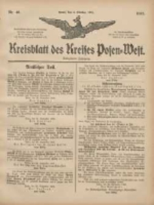 Kreisblatt des Kreises Posen-West 1905.10.04 Jg.17 Nr40