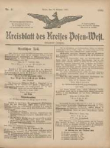Kreisblatt des Kreises Posen-West 1905.10.12 Jg.17 Nr41