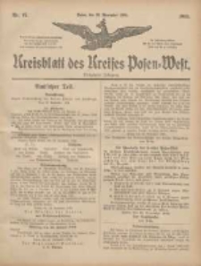 Kreisblatt des Kreises Posen-West 1905.11.23 Jg.17 Nr47