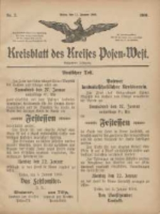 Kreisblatt des Kreises Posen-West 1906.01.11 Jg.18 Nr2