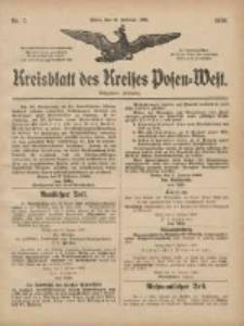 Kreisblatt des Kreises Posen-West 1906.02.15 Jg.18 Nr7
