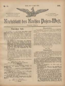 Kreisblatt des Kreises Posen-West 1906.04.19 Jg.18 Nr16