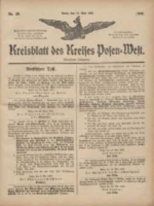 Kreisblatt des Kreises Posen-West 1906.05.17 Jg.18 Nr20