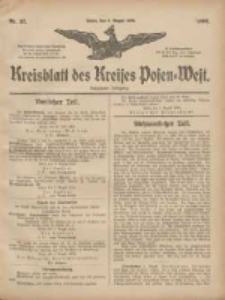 Kreisblatt des Kreises Posen-West 1906.08.09 Jg.18 Nr32