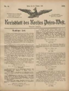 Kreisblatt des Kreises Posen-West 1906.10.11 Jg.18 Nr41