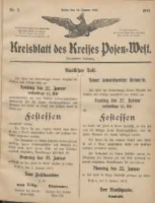 Kreisblatt des Kreises Posen-West 1907.01.10 Jg.19 Nr2