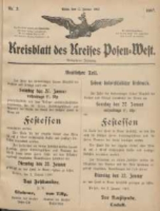 Kreisblatt des Kreises Posen-West 1907.01.17 Jg.19 Nr3