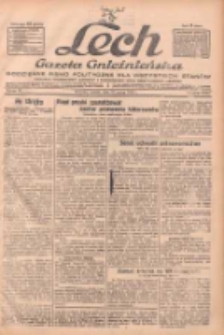 Lech.Gazeta Gnieźnieńska: codzienne pismo polityczne dla wszystkich stan&oacute;w. Dodatki: tygodniowy "Lechita" i powieściowy oraz dwutygodnik "Leszek" 1932.03.19 R.33 Nr65