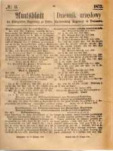 Amtsblatt der K&ouml;niglichen Regierung zu Posen. 1873.02.27 Nro.9