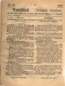 Amtsblatt der Königlichen Regierung zu Posen. 1873.03.06 Nro.10