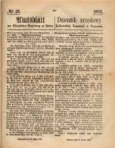 Amtsblatt der Königlichen Regierung zu Posen. 1873.03.27 Nro.13