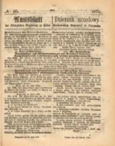 Amtsblatt der K&ouml;niglichen Regierung zu Posen. 1873.06.19 Nro.25