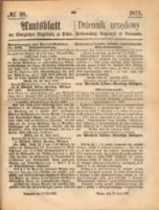 Amtsblatt der Königlichen Regierung zu Posen. 1873.07.10 Nro.28