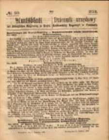Amtsblatt der K&ouml;niglichen Regierung zu Posen. 1873.12.11 Nro.50