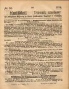 Amtsblatt der Königlichen Regierung zu Posen. 1873.12.11 Nro.50