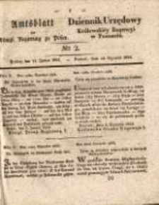 Amtsblatt der K&ouml;niglichen Regierung zu Posen.1834.01.14 Nro.2